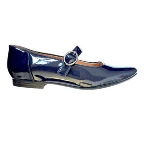 Naturalizer Kelly Mary Jane Navy Patent Leather Women Shoes Size 5.5 NWOB